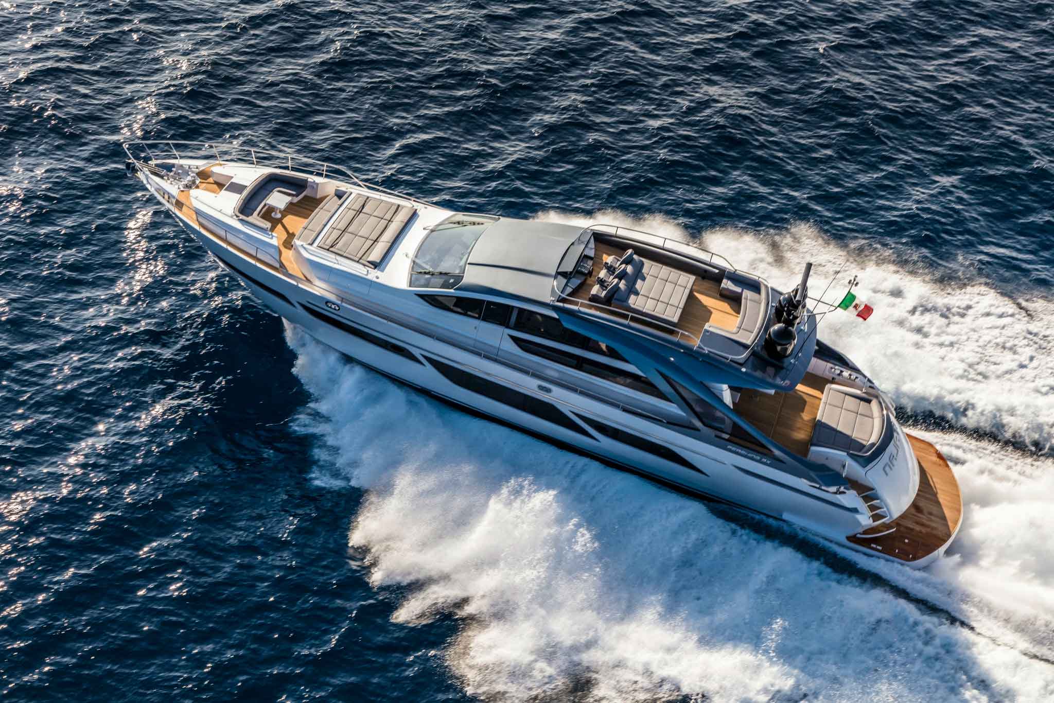 Luxury Motor Yacht Cruising